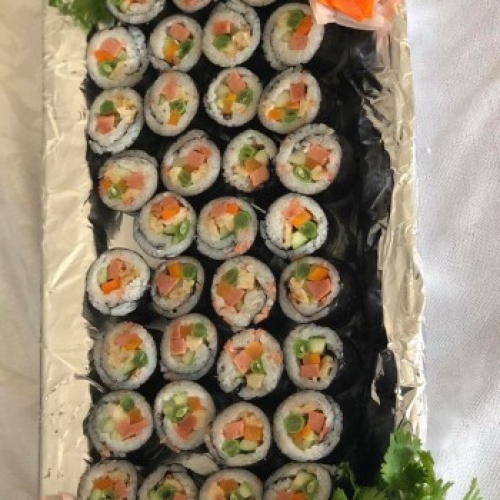 Sushi chay, đẹp và bắt mắt, hương vị thơm ngon